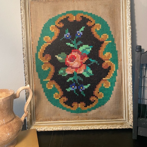 Victorian Rose Needle Point - Picture 5 of 8